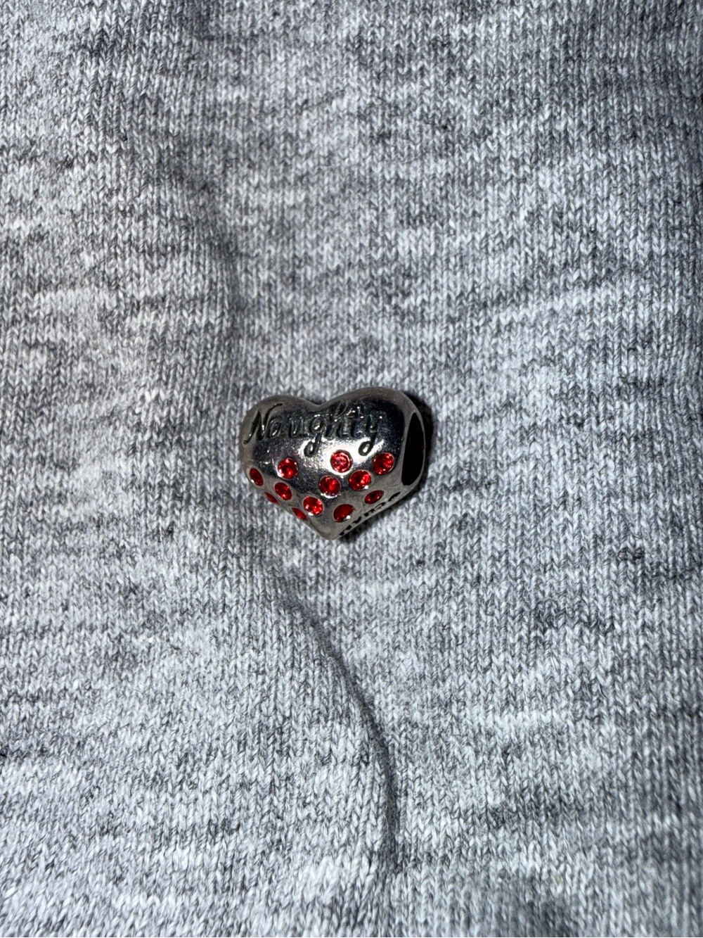 Pandora Naughty/Nice Red Heart Charm